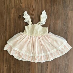 Smocked Sweets 2/3 Pinks and Neutrals Dress